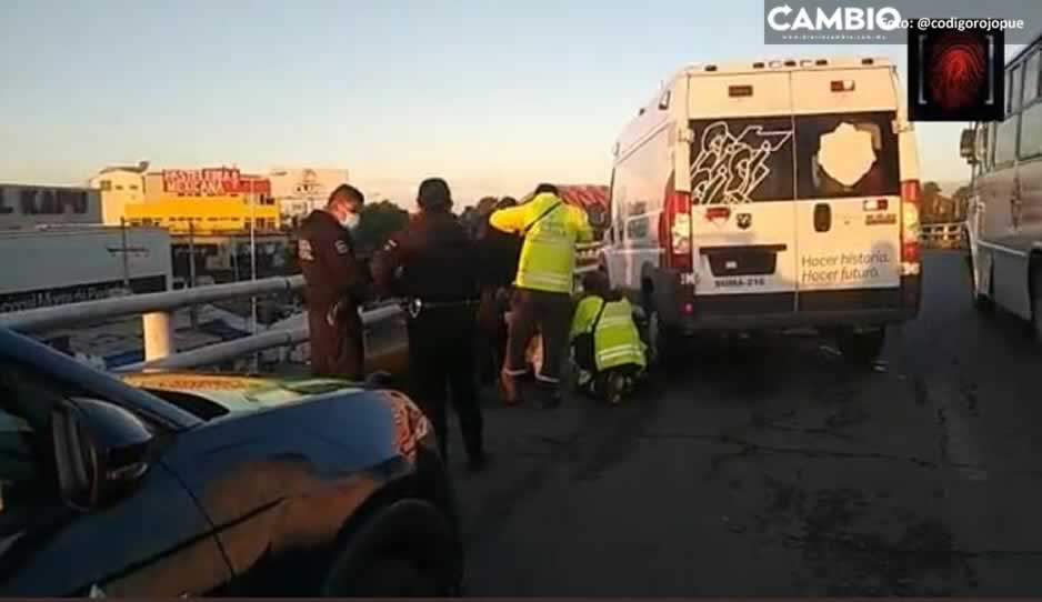 Joven intenta lanzarse del puente de la CAPU