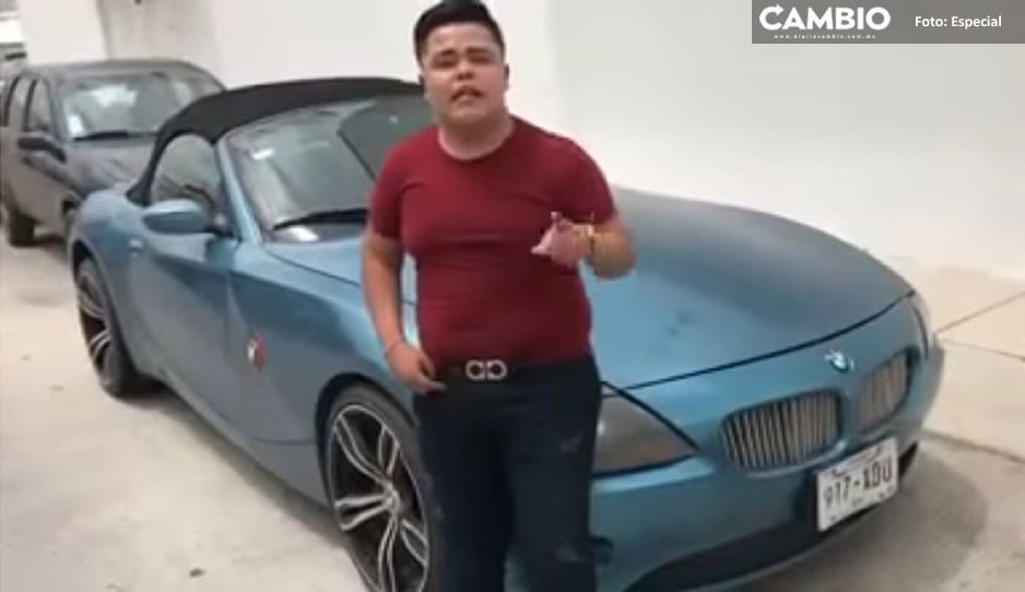¿Regreso del más allá? Aparece VIDEO de El Pirata de Culiacán presumiendo lujoso BMW Z3