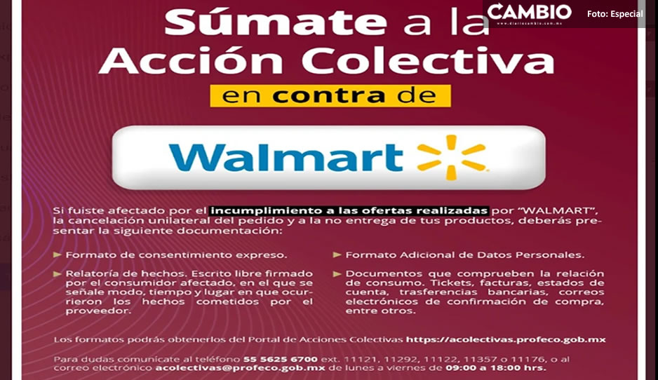 A unir fuerzas; Profeco invita a participar en acciones colectivas vs Walmart, Ticketmaster y D’Europe