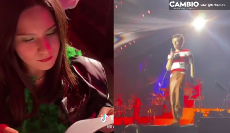Fan se pone a leer un libro durante concierto de Harry Styles en Guadalajara (VIDEO)