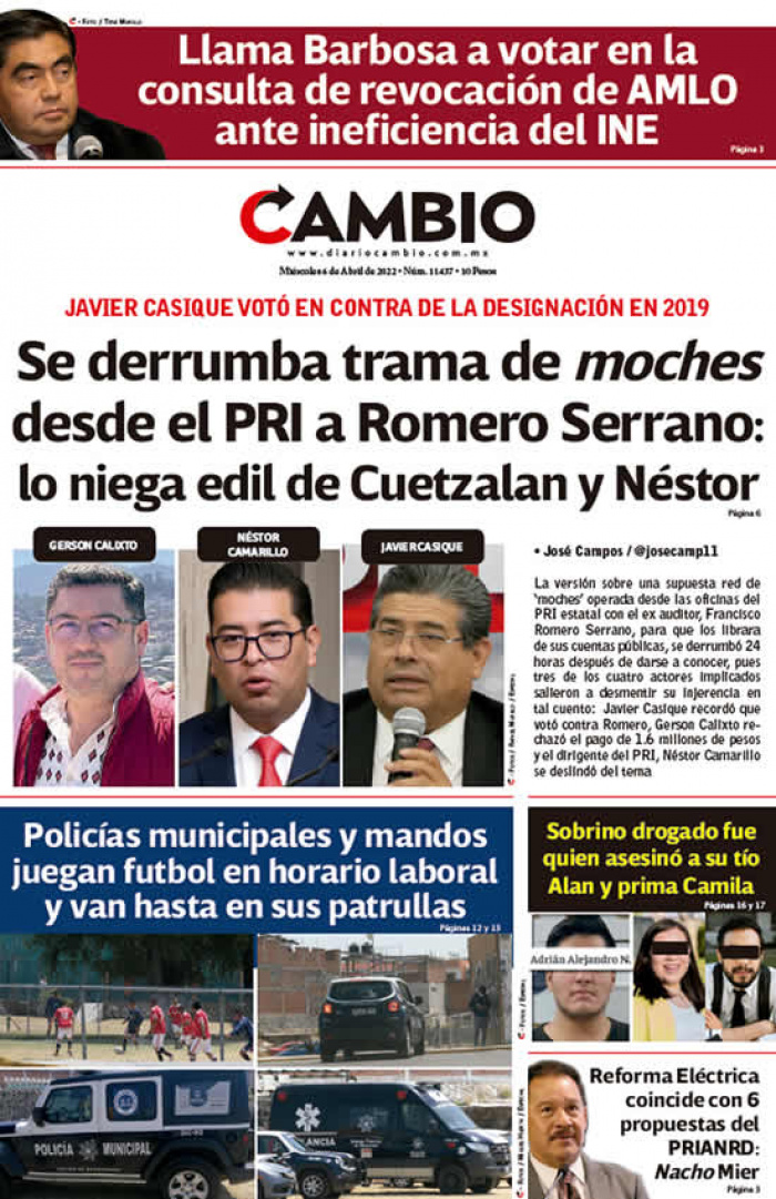 Se derrumba trama de moches desde el PRI a Romero Serrano: lo niega edil de Cuetzalan y Néstor