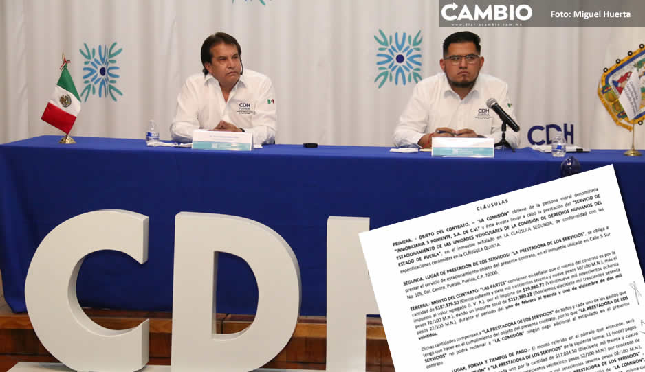 CDH Puebla pagó 217 mil pesos al Hotel NH por estacionamiento, según fue el más barato