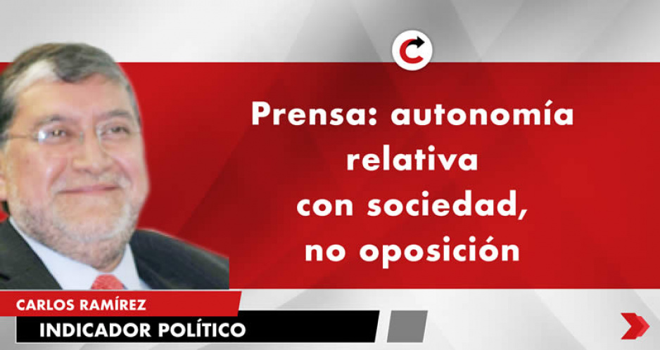 Prensa: autonomía relativa con sociedad, no oposición