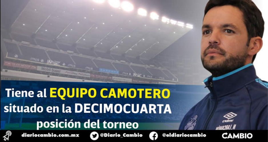 Nicolás Larcamón cayó de la luna a la lona como entrenador del Puebla