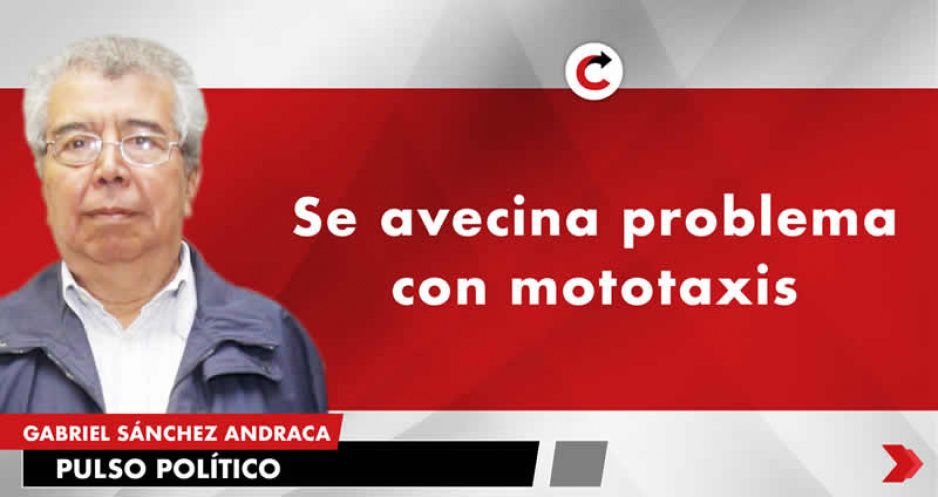 Se avecina problema con moto-taxis