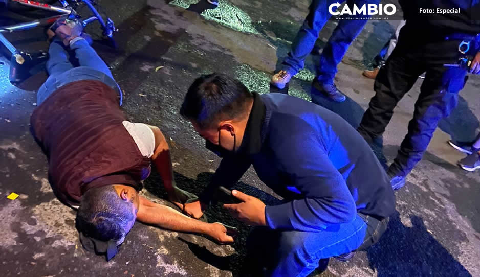 Ciclista es baleado por criminales en colonia Bugambilias