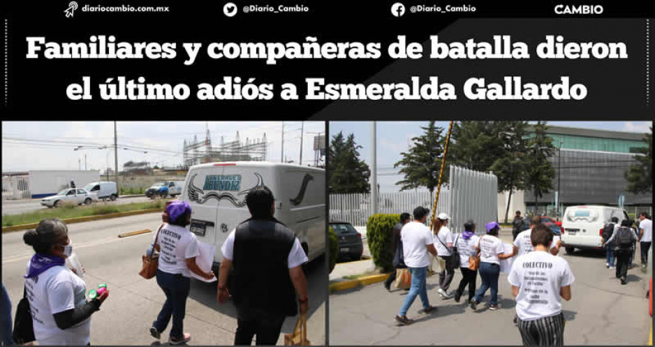 En una humilde capilla cerca del Semefo despiden a la madre buscadora asesinada, la activista Esmeralda Gallardo (VIDEO)