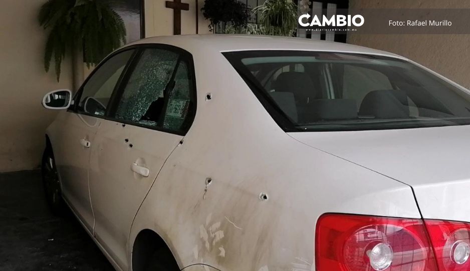 Al menos ocho impactos de bala recibió auto en casa de la Gabriel Pastor (FOTOS y VIDEO)