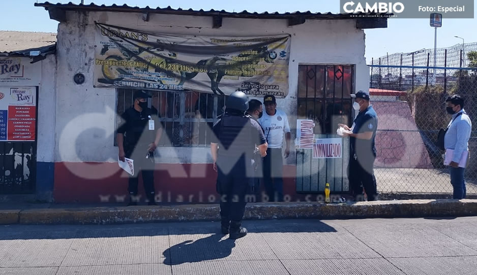 Clausuran taller clandestino de motocicletas en Teziutlán; robaban a sus clientes