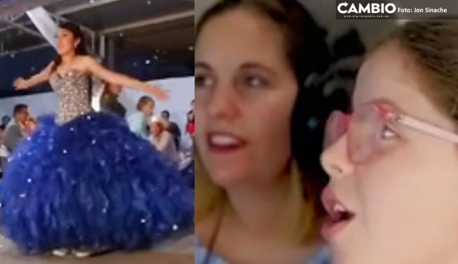 ¡Qué chulo es México! Niña española se sorprende por los festejos de XV años (VIDEO)