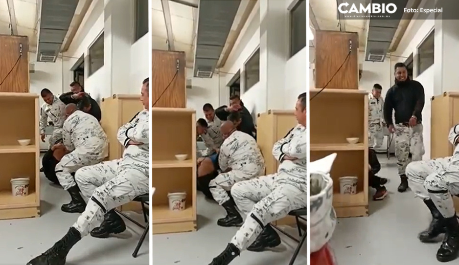 ¿Tortura? Elementos de la Guardia Nacional someten y golpean a hombre (VIDEO)