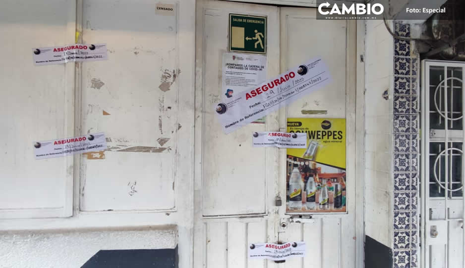 Por presuntamente vender droga, clausuran cuatro bares en Tehuacán