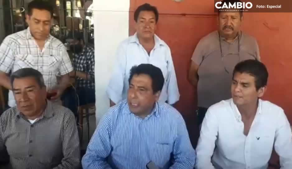 Ediles auxiliares de San Pedro Cholula se deslindan de Antorcha Campesina