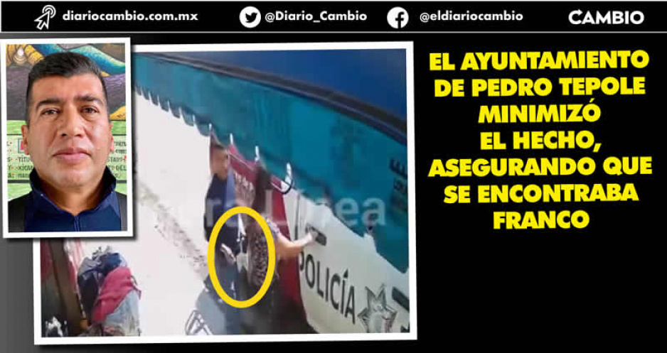 Tehuacán se hunde en inseguridad y el director de Seguridad usa patrullas para comprar cervezas e ir a su casa (VIDEO)