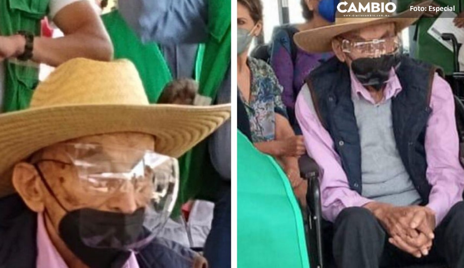 Esta fue la última aparición pública de Luis Echeverría: acudió a recibir su vacuna vs COVID