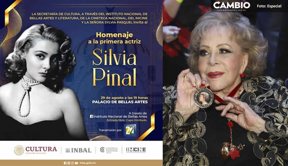 Silvia Pinal tiene preparado todo para su homenaje, menos las palabras de agradecimiento