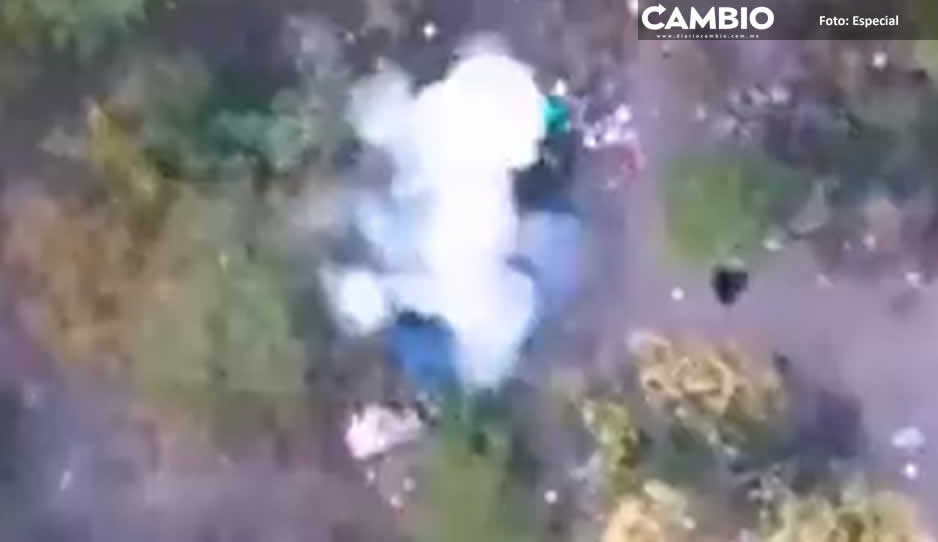 CJNG ataca con drones explosivos a militares en Tepalcatepec