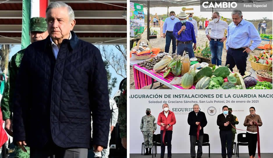 San Luis Potosí y Nuevo León: la última parada de AMLO sin cubrebocas antes de dar positivo a Covid