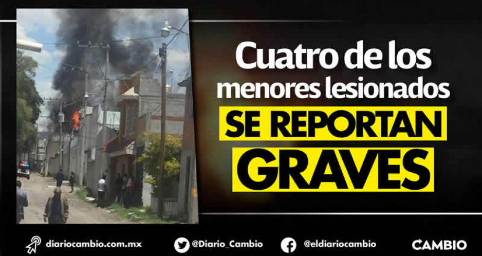 Explosión de tanque estacionario en San Martín deja un saldo de 8 lesionados, hay 4 menores graves (VIDEO)