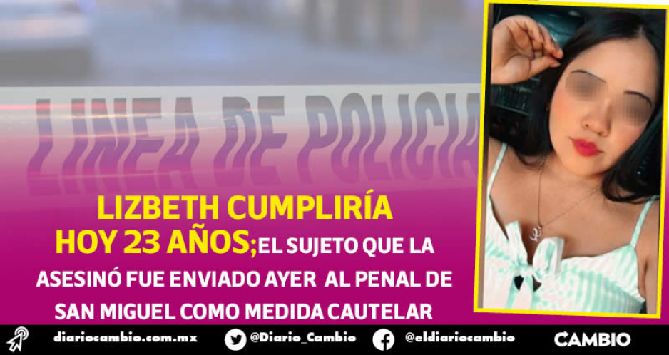 Imputan homicidio a Eder de 22 años por acuchillar a Lizbeth en la Rivera Anaya