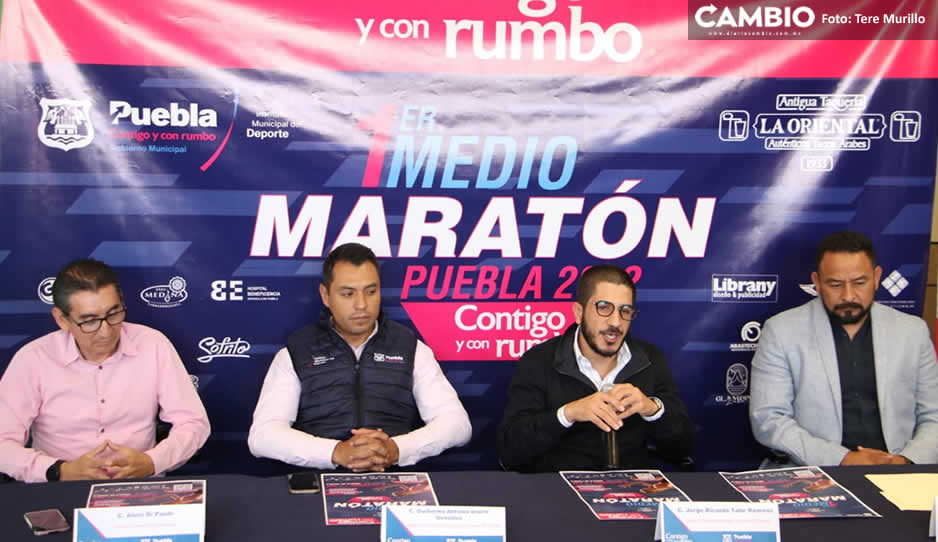 Primer medio Maratón Puebla 2022 será el 9 de octubre en el Centro Histórico (VIDEO)