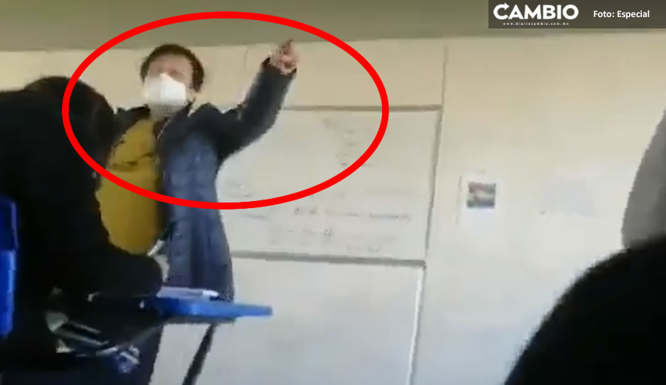 ¡Imbéc…! Así les habla una maestra a sus alumnos del Centro Escolar Manuel Espinosa Yglesias (VIDEO)