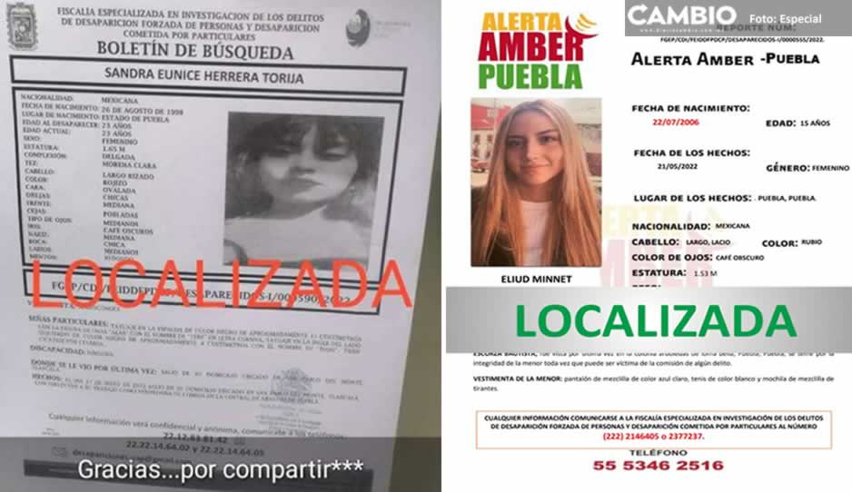 ¡Gracias por compartir! Eliud Minnet y Sandra Herrera ya están con su familia