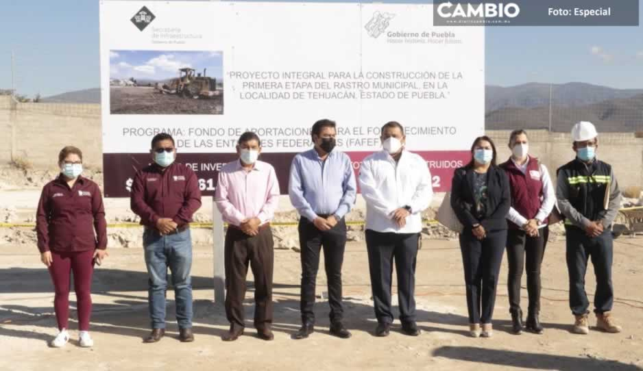 Dan el banderazo de inicio a construcción del nuevo Rastro Municipal en Tehuacán