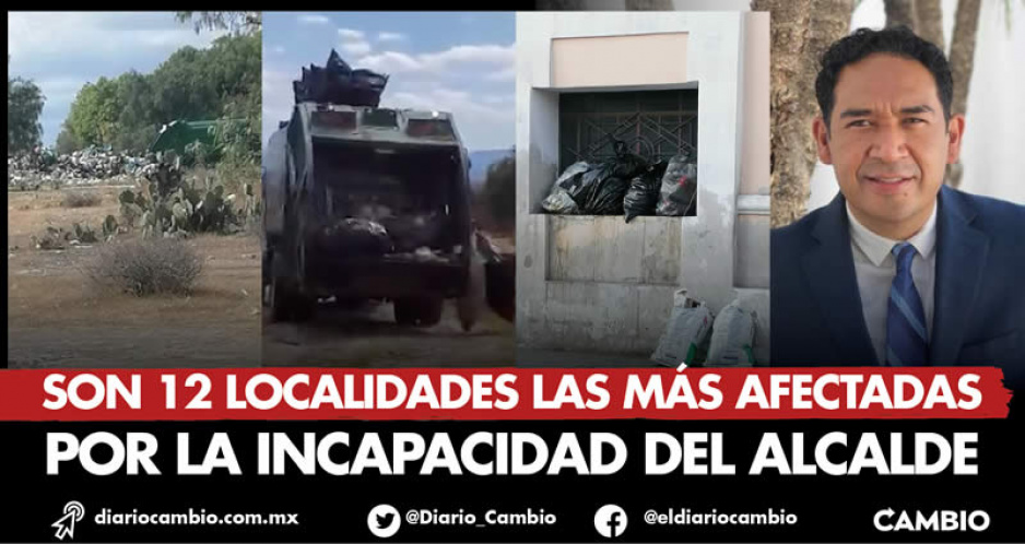 Pepe Huerta, el nuevo Ecoloco: cierra el relleno sanitario de Tepeaca y provoca caos (VIDEO)
