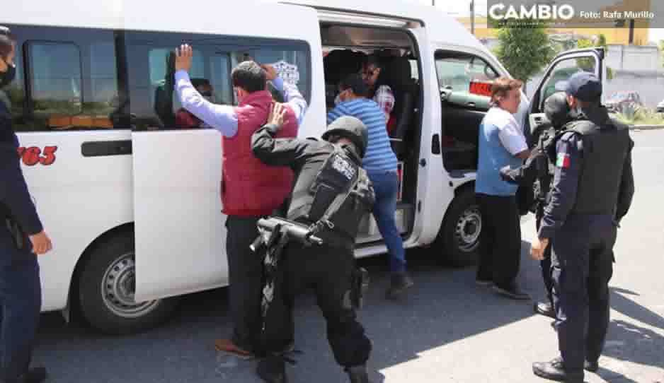Refuerzan operativos vs asaltos en transporte público tras asesinato de mujer en ruta Malacatepec