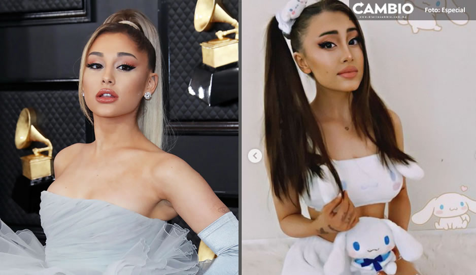 ¡Indignante! Imitadora de Ariana Grande aprovecha su parecido con la cantante y abre OnlyFans