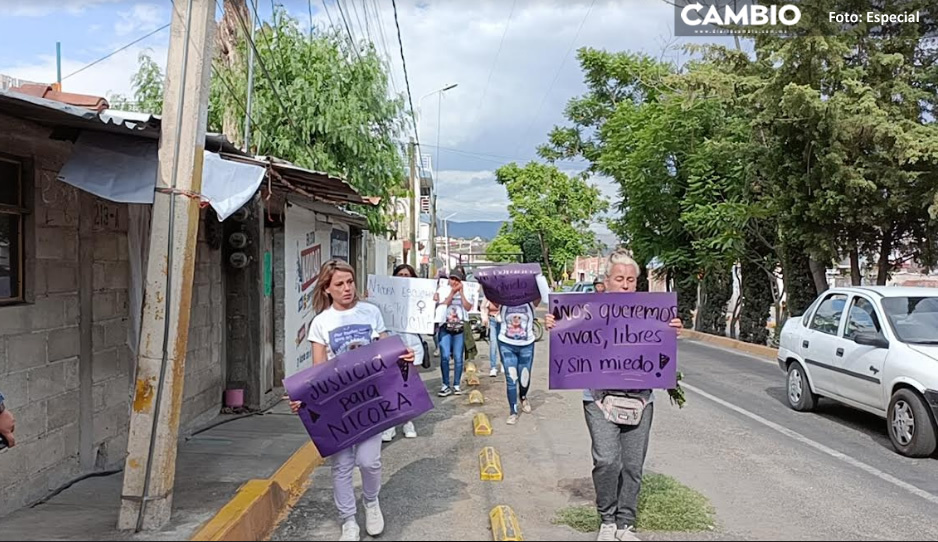 Realizan marcha para exigir búsqueda de Nicora Madelene en Atlixco (VIDEO)