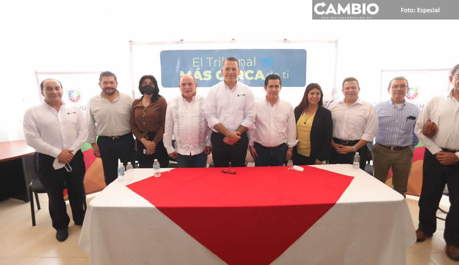 Presidente del TSJ pone en marcha Unidad Móvil en Chignahuapan; la justicia estará al alcance de todos: LRN