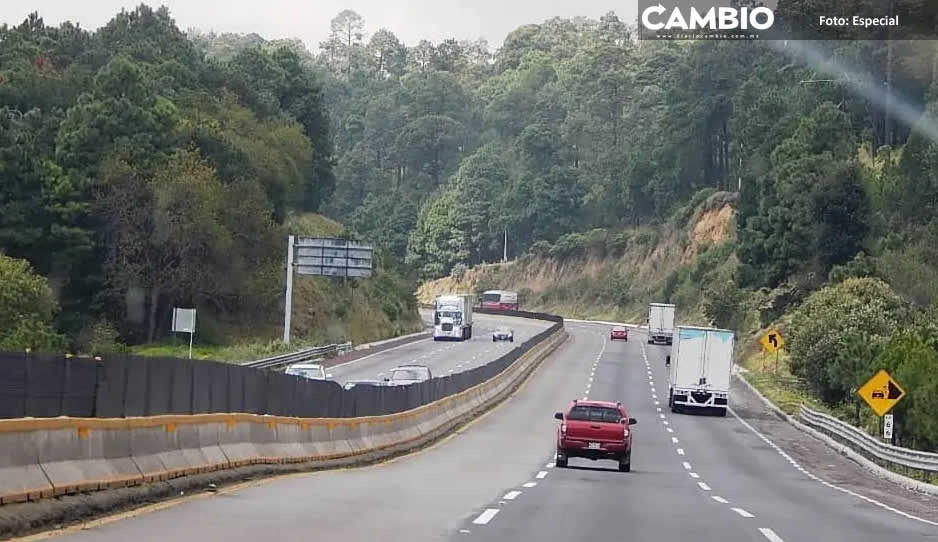 ¡Cuidado! Dos carreteras de Puebla, entre las cinco más peligrosas del país
