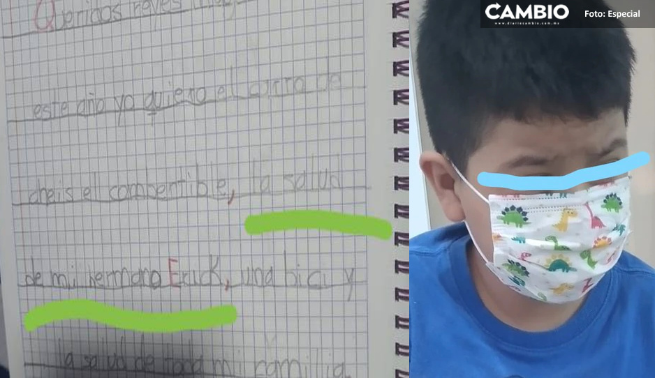 Fernandito le pide a los Reyes Magos que curen del cáncer a su hermanito de tres años