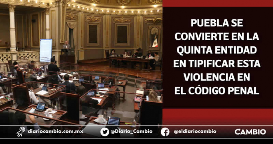 Congreso local aprueba tipificación de violencia vicaria en Puebla; colectivos celebran resolución (VIDEO)