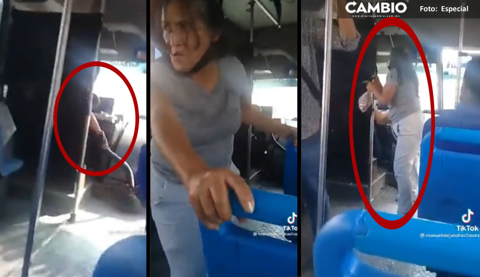 Con razón le dicen Loma Bestia, TikToker exhibe a chofer del transporte por manejar bruscamente (VIDEO)