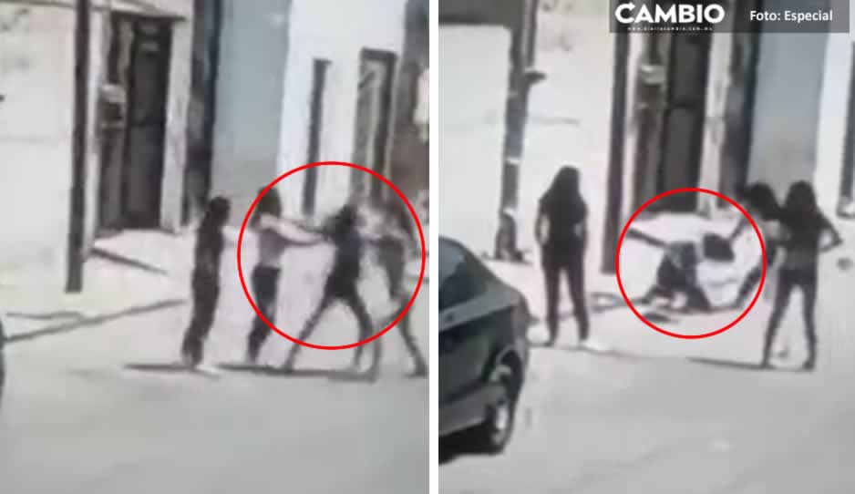 VIDEO: ¡Indignante! Tres adolescentes golpean brutalmente a otra joven en Quecholac