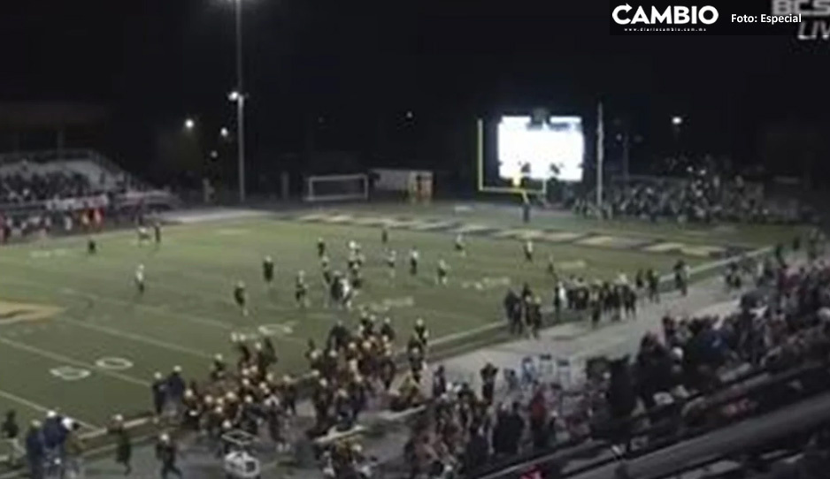 ¡Otro más! Se registra tiroteo durante partido de futbol americano colegial en Estados Unidos (VIDEOS)