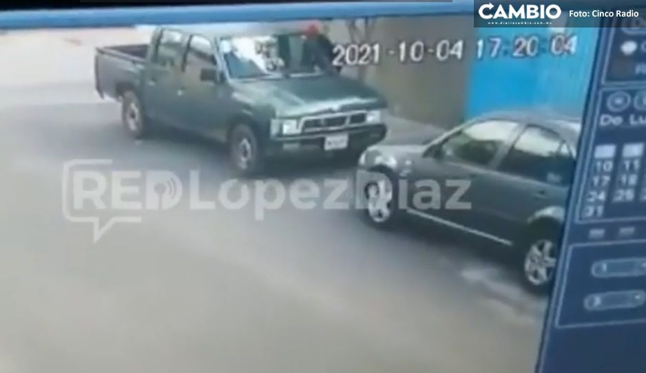 VIDEO: En segundos, así robaron una camioneta en colonia Del Valle