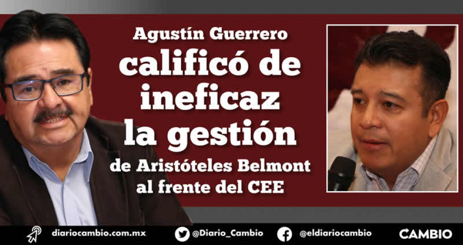 Agustín Guerrero se lanza vs Belmont por el pobre trabajo que hizo como dirigente de Morena (VIDEO)