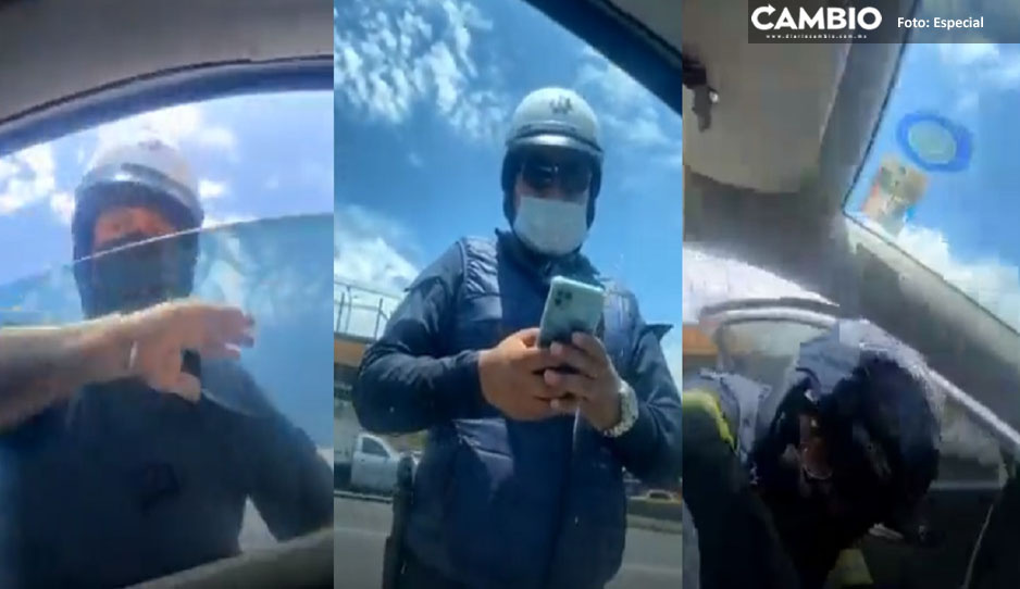 VIDEO: Policías de Edomex bajan a golpes a conductor que se negó a dar su mochada