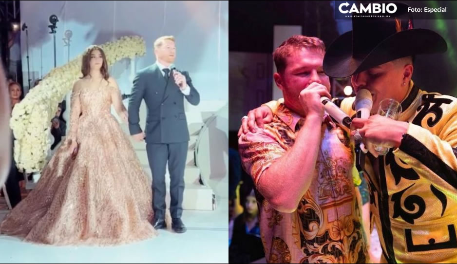 Jamás escatima; la exorbitante cantidad que pagó el Canelo a Grupo Firme para los XV años de su hija