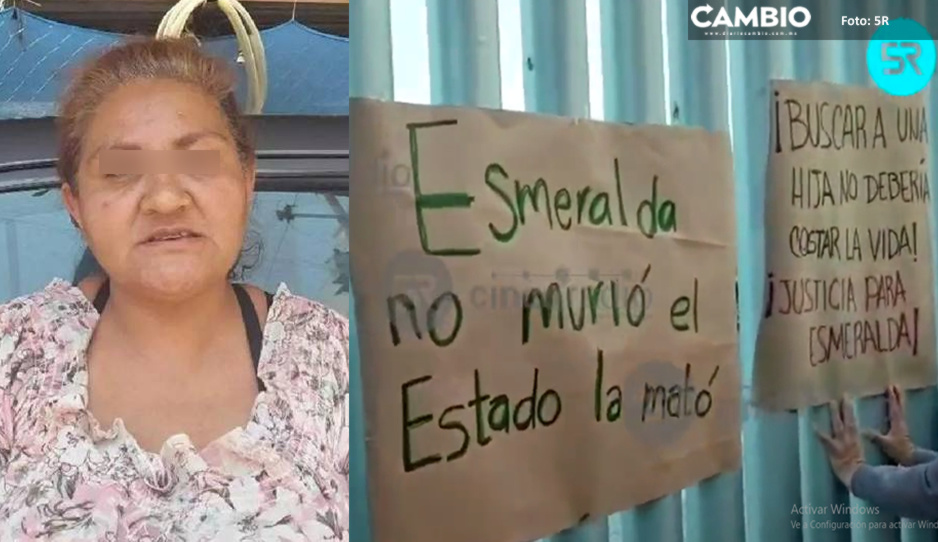 Familiares y amigos exigen justicia para Esmeralda afuera del SEMEFO (VIDEO)