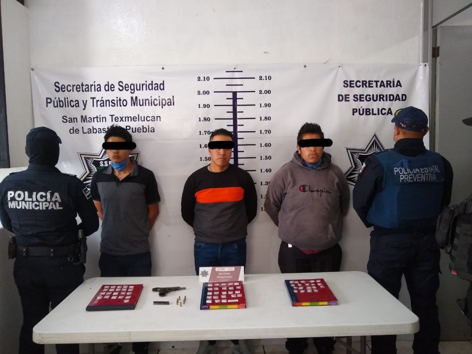 Policía de Texmelucan continúa dando resultados en la lucha contra la delincuencia en Moyotzingo