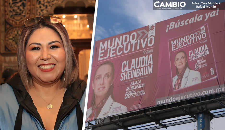 PAN prepara denuncia vs promoción de Sheinbaum con espectaculares en Puebla