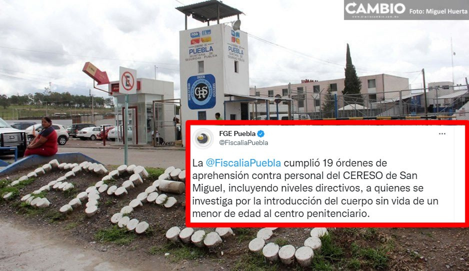 Son 19 funcionarios del penal de San Miguel, incluidos directivos, los detenidos por FGE