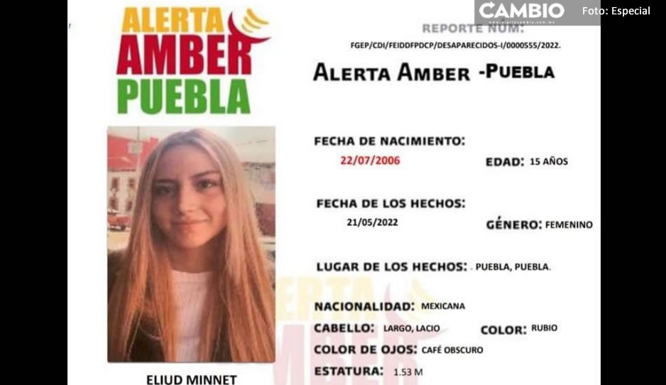 Activan Alerta Amber para localizar a la quinceañera Eliud Escorza; desapareció en Arboledas de Loma Bella