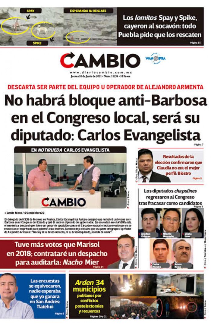 No habrá bloque anti-Barbosa en el Congreso local, será su diputado: Carlos Evangelista
