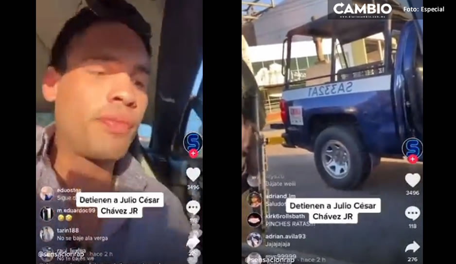 Detienen a Julio César Chávez Jr. por presunta portación de arma (VIDEO)